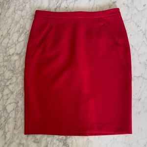 Red Pencil Skirt